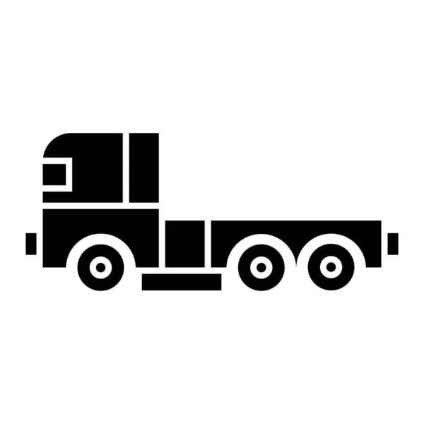 Ikona Ciężarówki Proste Ilustracja Dostawy Van Wektorowe Ikony Sieci — Wektor stockowy