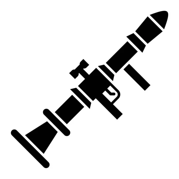 Bir Roket Simgesinin Vektör Çizimi — Stok Vektör