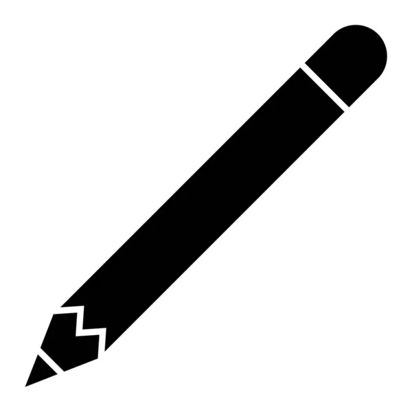 Bleistift Web Symbol Einfache Illustration — Stockvektor