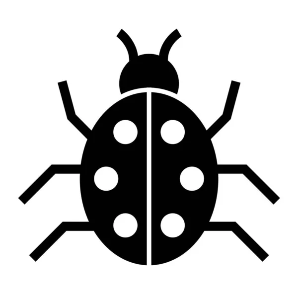 Bug Icon Vector Illustration — Stock Vector