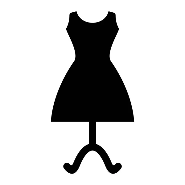 Vestido Icono Web Ilustración Simple — Vector de stock