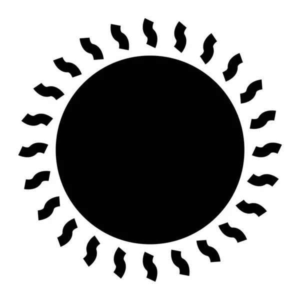 Sonnensymbol Vektor Illustration — Stockvektor