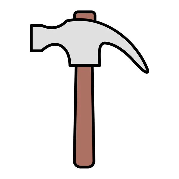 Hammer Icon Cartoon Illustration Axe Vector Icons Web — Archivo Imágenes Vectoriales