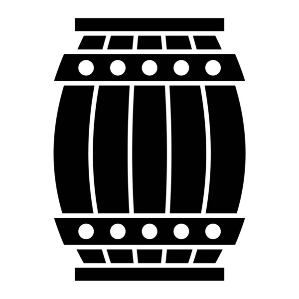樽だWebアイコンシンプルなデザイン — ストックベクタ