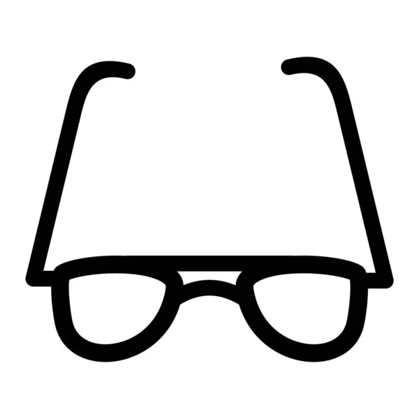Kacamata Ikon Web Ilustrasi Sederhana - Stok Vektor