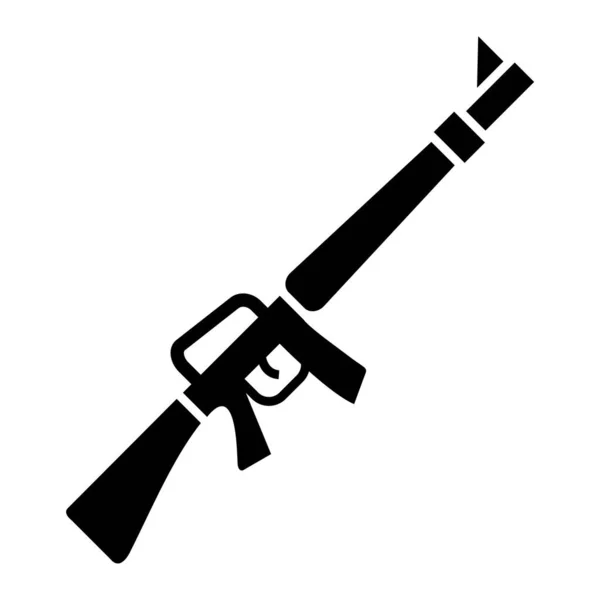 Ilustrasi Vektor Ikon Senjata - Stok Vektor