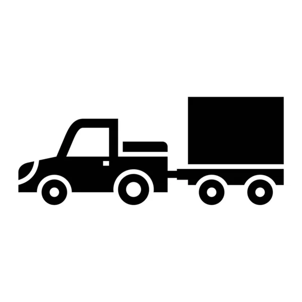 Lkw Ikone Vektor Illustration — Stockvektor