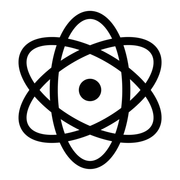 Atom Web Icon Simple Design — Stock Vector