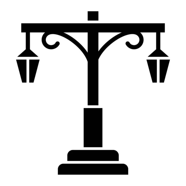 Lantern Web Icon Simple Illustration — Stock Vector