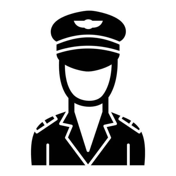 Ikona Wektora Policjanta Ilustracja — Wektor stockowy