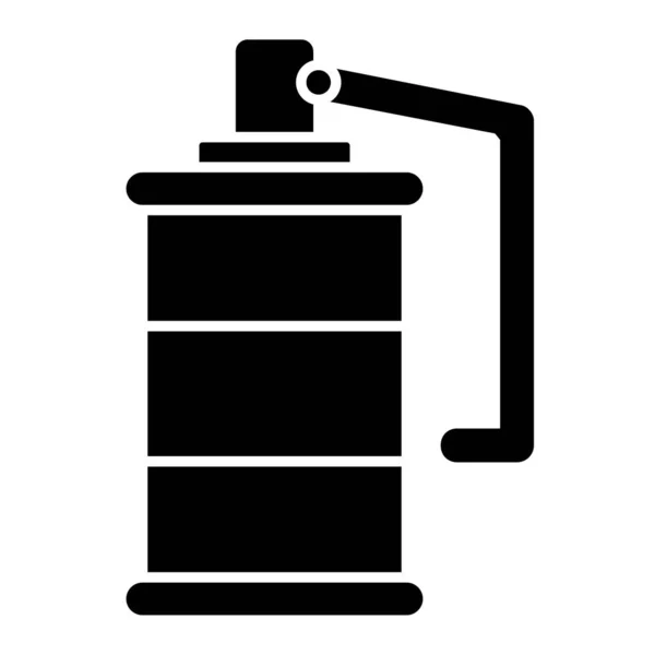 Εικονίδιο Αντλίας Νερού Απεικόνιση Περιγράμματος Των Διανυσματικών Εικονιδίων Σωλήνων Καφέ — Διανυσματικό Αρχείο