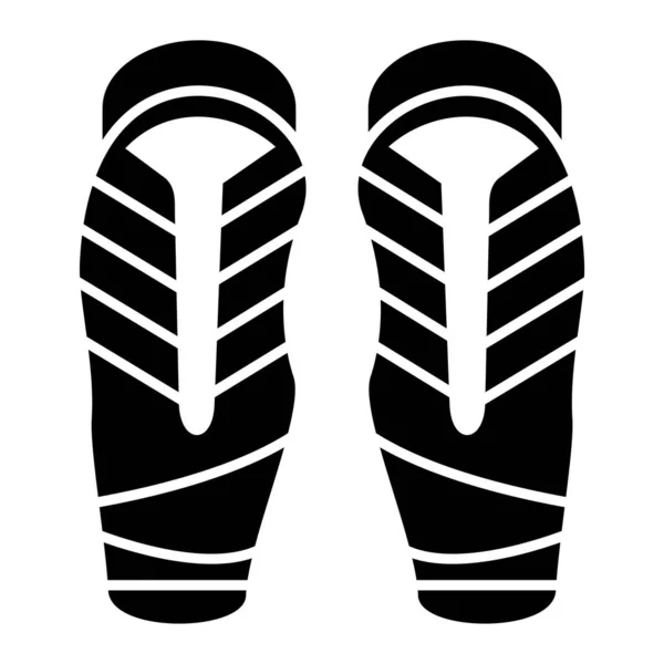 Ikon Flip Flops Ilustrasi Sederhana Dari Ikon Vektor Sepatu Untuk - Stok Vektor