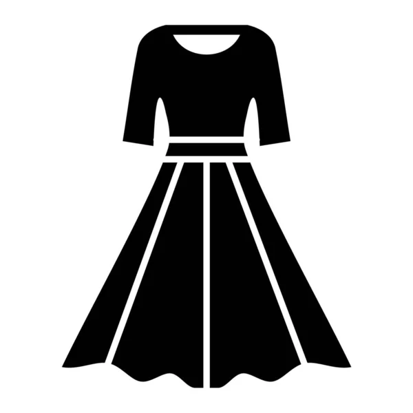 Ikona Šatů Jednoduchá Ilustrace Vektorového Symbolu Oblečení Pro Web — Stockový vektor