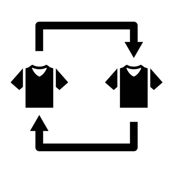Illustration Vectorielle Icône Shirt — Image vectorielle