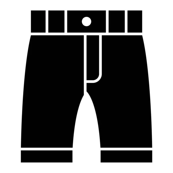 Icona Dei Pantaloni Semplice Illustrazione Vestiti Icone Vettoriali Web — Vettoriale Stock