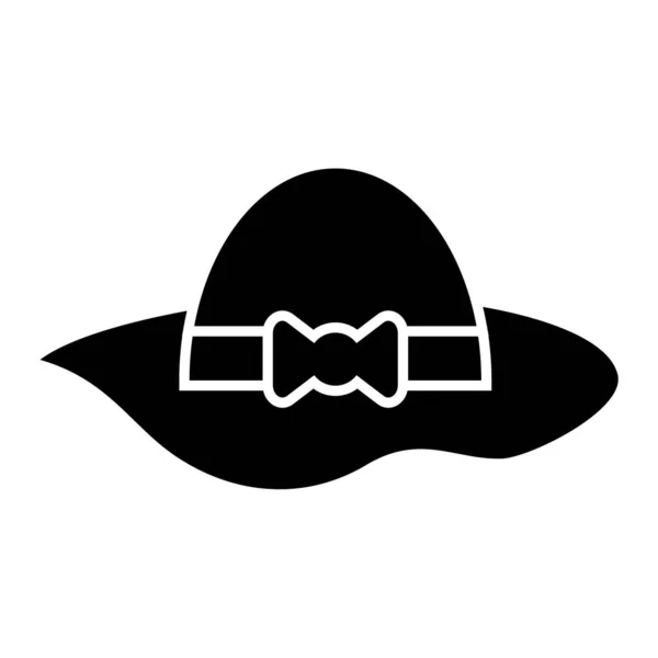 Icona Del Cappello Illustrazione Schematica Delle Icone Vettoriali Sombrero Web — Vettoriale Stock