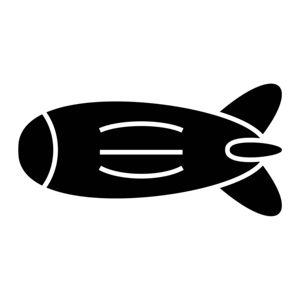 Icono Pescado Vector Ilustración — Archivo Imágenes Vectoriales