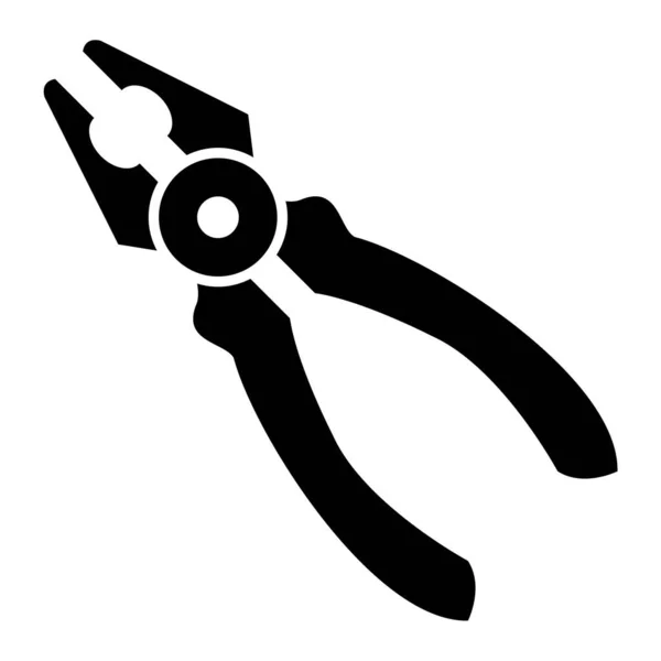 Zange Web Symbol Einfache Illustration — Stockvektor