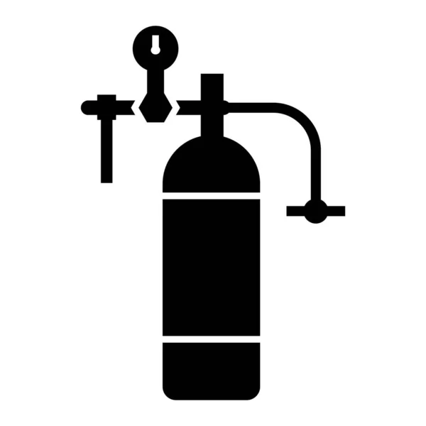 Ícone Extintor Delinear Ilustração Ícones Vetoriais Hidrante Água Para Web — Vetor de Stock