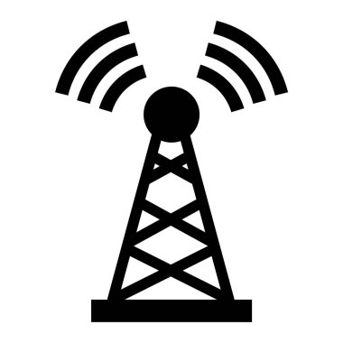 anten simgesi vektör illüstrasyonu