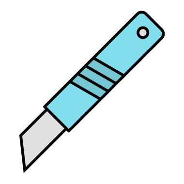 bıçak simgesi vektör illüstrasyonu