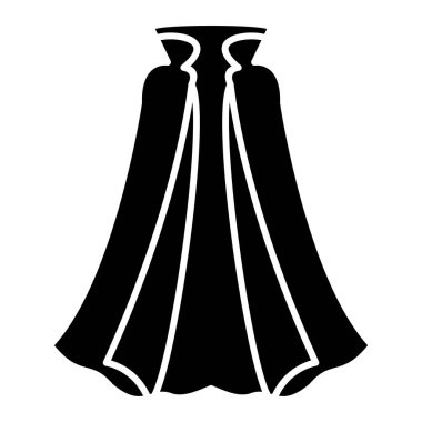 Moda ve giysi ikonunun izole nesnesi. kadın koleksiyonu ve stok vektör illüstrasyonu.