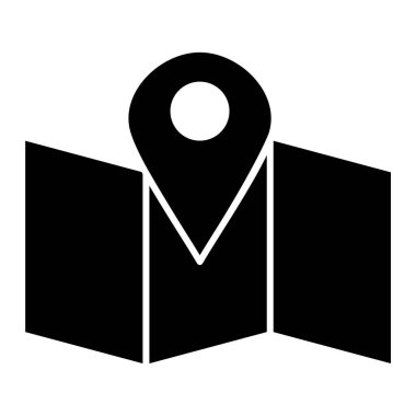 Harita iğnesi. Basit tasarım