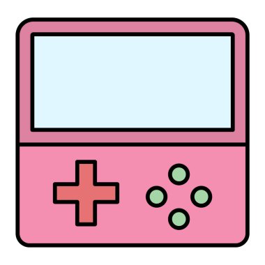 Oyun konsolu. Web simgesi 