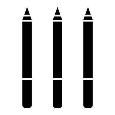 Kalem. Web simgesi basit illüstrasyon