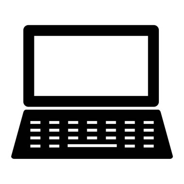 Bilgisayar. Web simgesi basit illüstrasyon