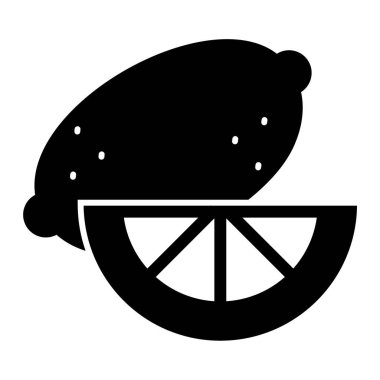 lemon. Web simgesi basit illüstrasyon