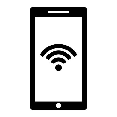 Akıllı telefon. Web simgesi basit illüstrasyon