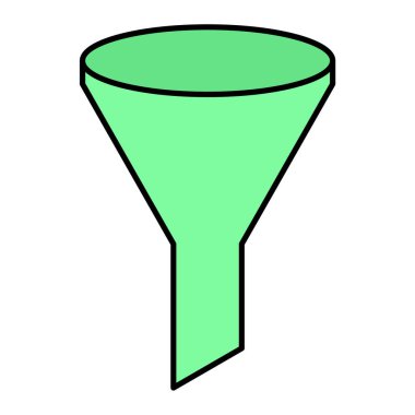 Simge vektör çizim huni