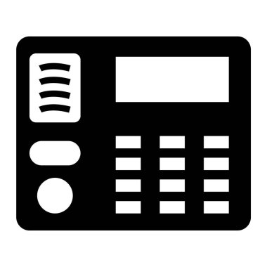 - Telefon. Web simgesi basit illüstrasyon