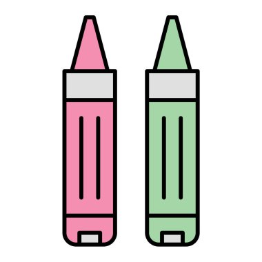 Kalem simgesi vektör illüstrasyonu