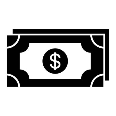 Para için. Web simgesi basit illüstrasyon