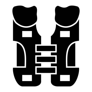 Dalış. Web simgesi basit illüstrasyon