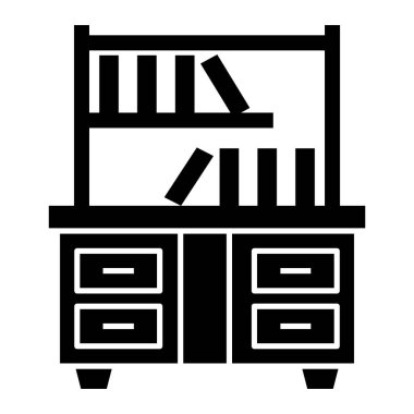 Mobilya. Web simgesi basit illüstrasyon