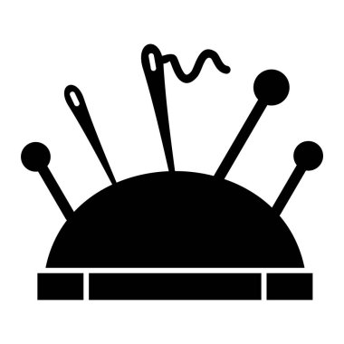 Aksesuar simgesi vektör illüstrasyonu dikiliyor