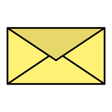 zarf e- posta simgesi vektör illüstrasyon grafik tasarımı