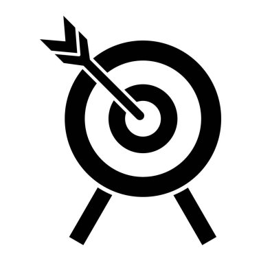 Hedef. Web simgesi basit illüstrasyon