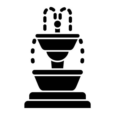 Klozet ikonu. Web için basit su musluğu vektör simgeleri çizimi