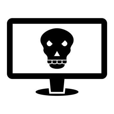 Bilgisayar monitörü. Web simgesi