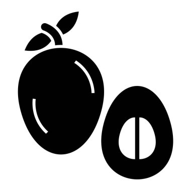 Meyve. Web simgesi basit illüstrasyon