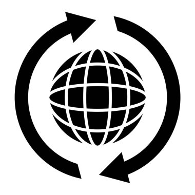 genel ağ simgesi çizimi