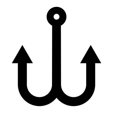 Çapa. Web simgesi basit illüstrasyon