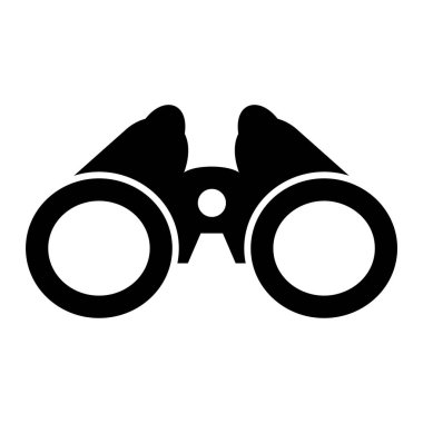 dürbün simgesi. Düz dizayn. vektör illüstrasyonu.