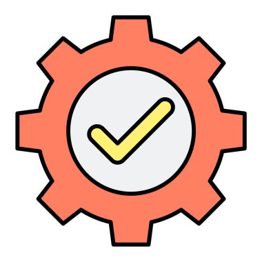 Teçhizat Web simgesi basit illüstrasyon