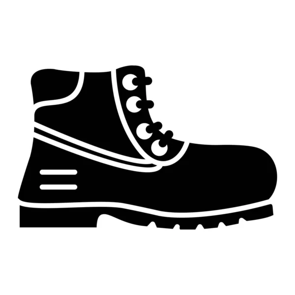 Shoe Icon Outline Sneaker Vector Illustration Pictogram Isolated White Background — Image vectorielle