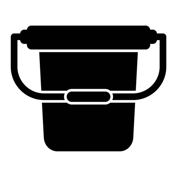 Vector Illustration Modern Bucket Icon —  Vetores de Stock